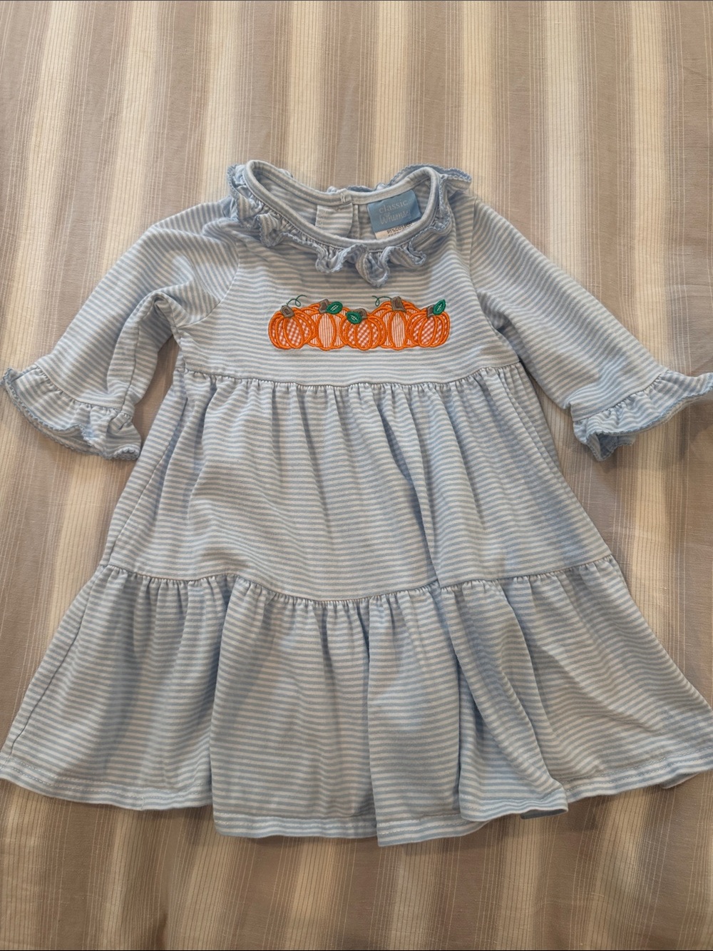 Classic Whimsy Girl’s Fall Pumpkin Dress